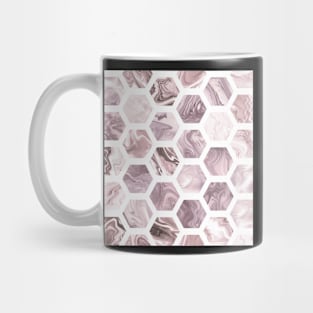 Beige hexagons Mug